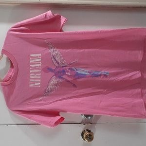 NWOT Pink Nirvana Tee